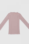 BASERANGE Long Sleeve T-Shirt TTML Collection Ribbed Cotton Portugal BAS-TTML-RB-SP24-HAPTIC